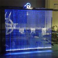 Hot selling safty modern fairy colorful organza fiber optic curtain light led window lights for stage decoration