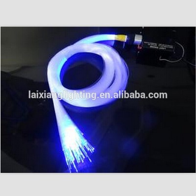 0.25-3.0mm side spot sparkle fiber and end glow fiber optic cable use in fiber optic light kits