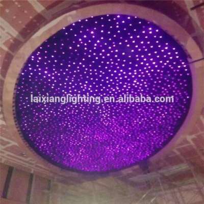 2019 Star Light Gypsophila Ceiling Lamp Hotel Customized Atmosphere Fiber Optic Light